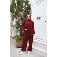 Nisum Moda Asimetrik Kesim Cepli Modal Takım