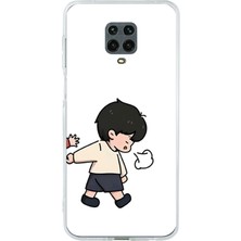 TechTree Redmi Note 9 Pro-9s Uyumlu Zorla Götürülen Sevgili - Çift Kombini Baskılı Silikon Kılıf