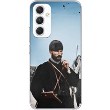 TechTree Samsung Galaxy A54 Uyumlu Atatürk Cephede Baskılı Silikon Kılıf