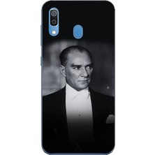 TechTree Samsung Galaxy A20-A30 Uyumlu Zarafet ve Asalet: Atatürk Smokinli Baskılı Silikon Kılıf