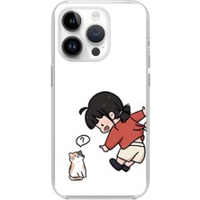 TechTree iPhone 14 Pro Uyumlu Zorla Çekiştirilen Sevgili - Çift Kombini Baskılı Silikon Kılıf