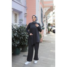 Nisum Moda Asimetrik Kesim Cepli Modal Takım