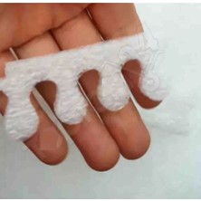100 Adet Tek Kullanımlık Pedikür Parmak Arası Ayırıcı Seperatör