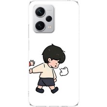 TechTree Redmi Note 12 Pro Plus Uyumlu Zorla Götürülen Sevgili - Çift Kombini Baskılı Silikon Kılıf