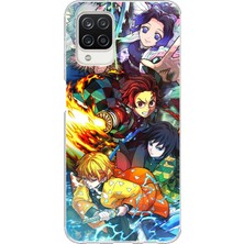 TechTree Samsung Galaxy A12-M12 Uyumlu Demon Slayer Efsanesi:iblis Avcıları Baskılı Silikon Kılıf