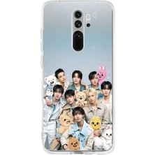TechTree Redmi Note 8 Pro Uyumlu Tray Kids K-Pop Grubu ve Skzoo Temalı Baskılı Silikon Kılıf