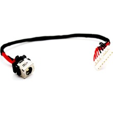 Genius Tech Asus FX53V, FX53VD, FX53VE, FX53VW, FX552J, FX552X, FX552V, FX552VE Uyumlu Power Jack Soketi Kablolu