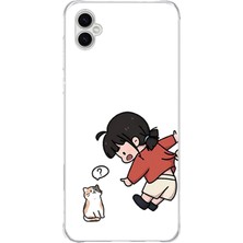 TechTree Samsung Galaxy A04 Uyumlu Zorla Çekiştirilen Sevgili - Çift Kombini Baskılı Silikon Kılıf