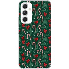 TechTree Samsung Galaxy A54 Uyumlu Yılbaşı Çam Ağacı ve Baston Şeker Baskılı Silikon Kılıf