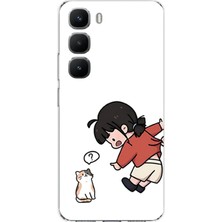 TechTree Infinix Hot 60 Pro Uyumlu Zorla Çekiştirilen Sevgili - Çift Kombini Baskılı Silikon Kılıf