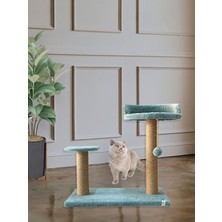 Feyza Design Renkli Kedi Ağacı Tırmalama ve Dinlenme Alanı, Ev Dekoruna Şıklık Katıyor