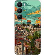 TechTree Infinix Hot 60 Pro Uyumlu Özgür Filistin ve Kubbetüs Sahra Baskılı Silikon Kılıf