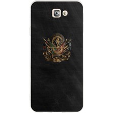 TechTree Samsung Galaxy J7 Prime Uyumlu Osmanlı Tuğrası Detaylı Baskılı Silikon Kılıf