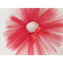 Feyza Design Şık Kırmızı Tütü Etek, Çocuklar ve Yetişkinler Için Renkli ve Rahat