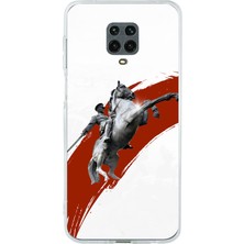 TechTree Redmi Note 9 Pro-9s Uyumlu Şaha Kalkmış At Detaylı Atatürk  Baskılı Silikon Kılıf