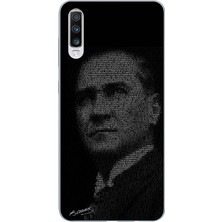TechTree Samsung Galaxy A50-A30S Uyumlu Gençliğe Hitabe Yazılı Atatürk Silüeti Baskılı Silikon Kılıf
