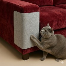 Feyza Design 20X50CM Keçe Kedi Koltuk Tırmalama Koruyucu ve Köşe Halısı