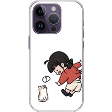 TechTree iPhone 14 Pro Max Uyumlu Zorla Çekiştirilen Sevgili - Çift Kombini Baskılı Silikon Kılıf