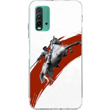 TechTree Redmi 9t-Poco M3 Uyumlu Şaha Kalkmış At Detaylı Atatürk  Baskılı Silikon Kılıf