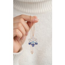 Çekirdek Jewelry 925 Ayar Gümüş Karışık Renkli Kartaneli Kolye