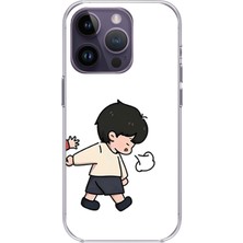 TechTree iPhone 14 Pro Max Uyumlu Zorla Götürülen Sevgili - Çift Kombini Baskılı Silikon Kılıf