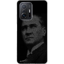 TechTree Xiaomi Mi 11T-11T Pro Uyumlu Gençliğe Hitabe Yazılı Atatürk Silüeti Baskılı Silikon Kılıf