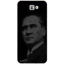 TechTree Samsung Galaxy J7 Prime Uyumlu Gençliğe Hitabe Yazılı Atatürk Silüeti Baskılı Silikon Kılıf