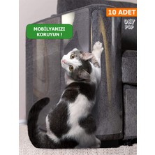 Feyza Design Şeffaf Kedi Tırmalama Bandı, Mobilya Koruyucu 22X50 cm