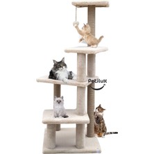 Feyza Design Renkli Çok Katlı Büyük Boy Kedi Tırmalama Ağacı