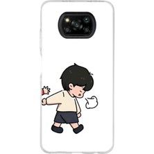 TechTree Poco X3-X3 Pro-Nfc Uyumlu Zorla Götürülen Sevgili - Çift Kombini Baskılı Silikon Kılıf