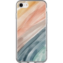 TechTree iPhone 6 - 6s Uyumlu Modern Renk Paleti Baskılı Silikon Kılıf