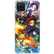 TechTree Samsung Galaxy A22-M22-M32 Uyumlu Demon Slayer Efsanesi:iblis Avcıları Baskılı Silikon Kılıf