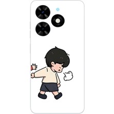 TechTree Tecno Spark Go 2024 Uyumlu Zorla Götürülen Sevgili - Çift Kombini Baskılı Silikon Kılıf