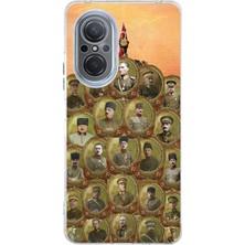 TechTree Huawei Nova 9 Se Uyumlu Atatürk ve Kurtuluş Savaşı Komutanları Baskılı Silikon Kılıf