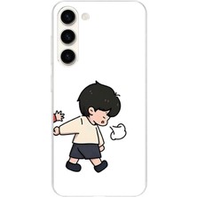 TechTree Samsung Galaxy S25 Plus Uyumlu Zorla Götürülen Sevgili - Çift Kombini Baskılı Silikon Kılıf