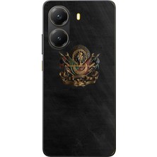 TechTree Poco X7 Pro Uyumlu Osmanlı Tuğrası Detaylı Baskılı Silikon Kılıf