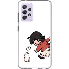 TechTree Samsung Galaxy A72 Uyumlu Zorla Çekiştirilen Sevgili - Çift Kombini Baskılı Silikon Kılıf