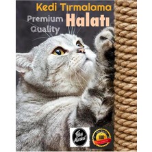 Feyza Design Renkli Kedi Tırmalama Ipi 4 mm x 15 M, Eğlenceli ve Dayanıklı Tasarım