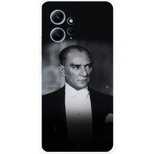 TechTree Redmi Note 12 4g Uyumlu Zarafet ve Asalet: Atatürk Smokinli Baskılı Silikon Kılıf