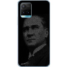 TechTree Vivo Y21S Uyumlu Gençliğe Hitabe Yazılı Atatürk Silüeti Baskılı Silikon Kılıf
