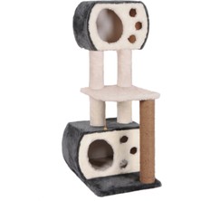 Feyza Design Kedi Tırmalama Platformu Gri 115 Cm, Eğlenceli ve Dayanıklı Tasarım