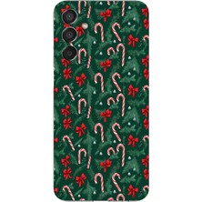 TechTree Samsung Galaxy M15 Uyumlu Yılbaşı Çam Ağacı ve Baston Şeker Baskılı Silikon Kılıf