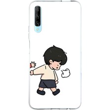 TechTree Huawei P Smart Pro Uyumlu Zorla Götürülen Sevgili - Çift Kombini Baskılı Silikon Kılıf