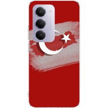 TechTree Redmi 15 4g Uyumlu Türkiye Harita Detaylı Türk Bayrağı Baskılı Silikon Kılıf
