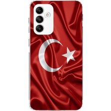 TechTree Samsung Galaxy A05S Uyumlu Türk Bayrağı Baskılı Silikon Kılıf