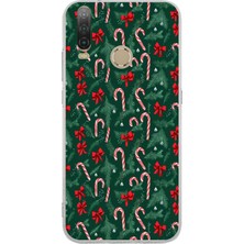 TechTree General Mobile Gm 10 Uyumlu Yılbaşı Çam Ağacı ve Baston Şeker Baskılı Silikon Kılıf