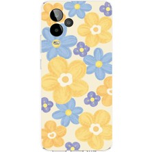 TechTree General Mobile Gm 24 Pro Uyumlu Soft Pastel Çiçek Bahçesi Baskılı Silikon Kılıf