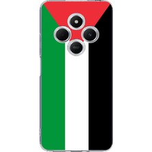 TechTree Redmi 14C Uyumlu Filistin Bayrağı Baskılı Silikon Kılıf