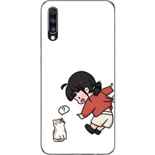 TechTree Samsung Galaxy A70 Uyumlu Zorla Çekiştirilen Sevgili - Çift Kombini Baskılı Silikon Kılıf