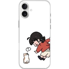 TechTree iPhone 16 Plus Uyumlu Zorla Çekiştirilen Sevgili - Çift Kombini Baskılı Silikon Kılıf